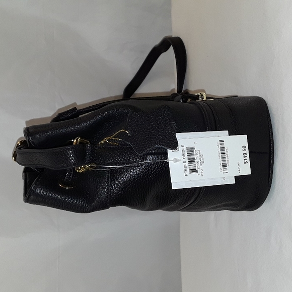 Giani Bernini Pebble Leather Bridle Bucket Bag - Picture 3 of 6